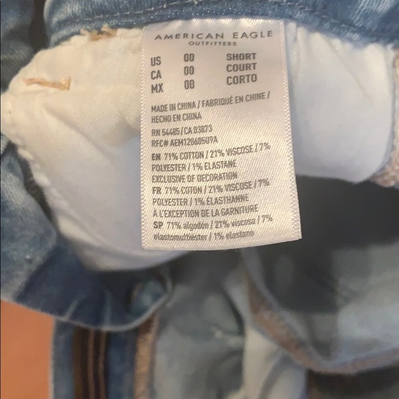 high rise ripped jeans. - Picture 3 of 3